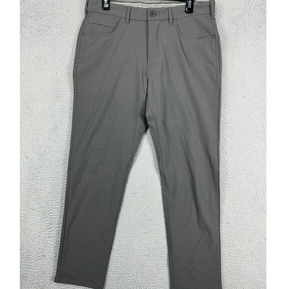 Tommy Bahama Hiking Pants Mens 32X30 Gray Nylon Blend Flat Front Pocket Stretch